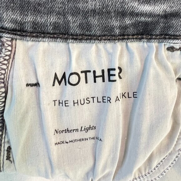 MOTHER Hustler Ankle Jeans Size 27 Northern Lights (Gray) Wash - Picture 3 of 8